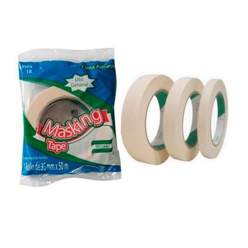 [DEV-ADS-MS103B] Cinta Maskingtape Devek Color Natural 36Mmx50M