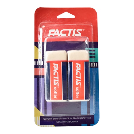 [DIE-GOM-5080] Goma Factis S20 Con Faja De Cartón Blíster 2 Piezas