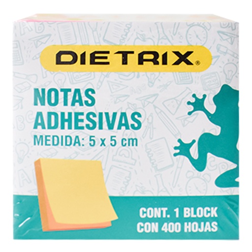 [DIE-PST-8740] Notas Adhesivas Dietrix Colores Neón De