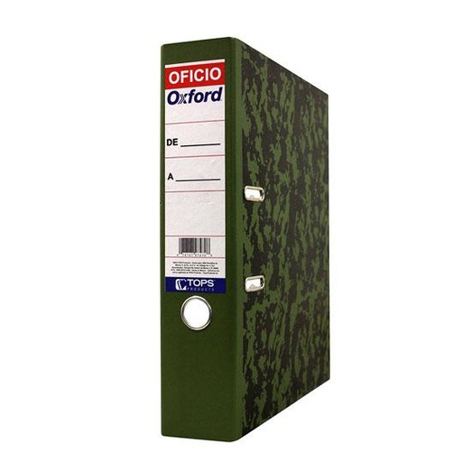 [ESS-CAR-97470] Registrador Oxford Oficio Color Verde