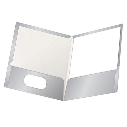 [ESS-FOL-51705] Folder Showfolio Laminado Oxford Carta Color Gris Caja Con 25 Pzas