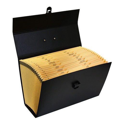[ESS-POR-01156] Organizador Expandible Pendaflex Color Negro 38.4 X 13.3 X 26.9 Cm 