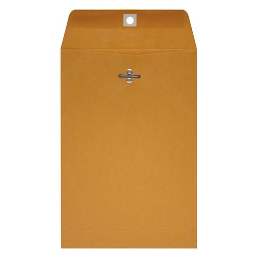 [ESS-SOB-73108] Sobre Kraft Con Broche Engomado Ampad Carta Caja Con 100 Pzas