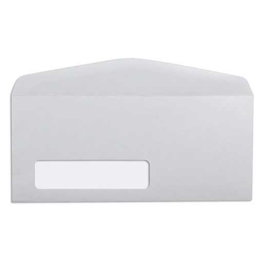 [ESS-SOB-73221] Sobre Con Ventana Engomado Ampad Color Blanco No. 10 Caja Con 500 Pzas