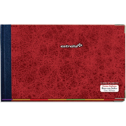 [EST-CUA-0240] Libro Florete Forma Italiana Con Indie