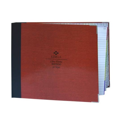 [EST-CUA-123] Libro Florete Forma Italiana 96 Hojas