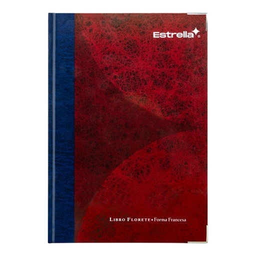 [EST-CUA-13BM] Libro Florete Forma Francesa Mayor 96 Hojas
