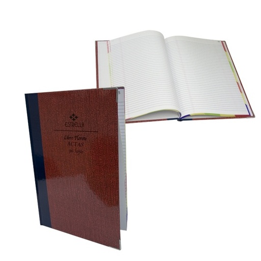 [EST-CUA-13BN] Libro Florete Actas Estrella Forma Franc