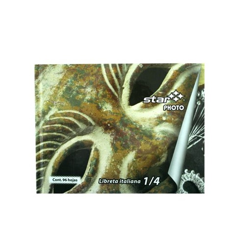 [EST-CUA-72] Libreta 1/4 Forma Italiana Estrella Cuad