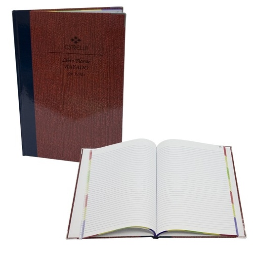 [EST-CUA-FLORETE] Libro Florete Forma Francesa Raya 96 Hojas