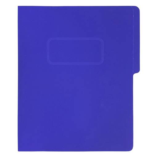 [FTC-FOL-3026] Carpeta Pressboard Con Broche Fortec, Tamaño Carta, Color Azul Rey, Paquete C/10 Pzas 