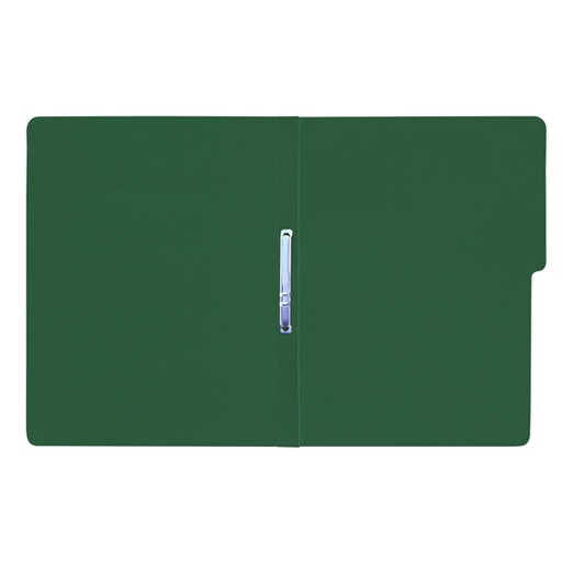 [FTC-FOL-3028] Carpeta Pressboard Con Broche Fortec Tamaño Carta, Color Verde Obscuro, Paquete C/10 Pzs