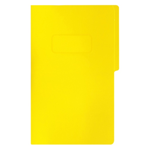 [FTC-FOL-3033] Carpeta Pressboard Con Broche Fortec Oficio, Color Amarillo Con 10 Piezas