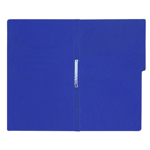 [FTC-FOL-3036] Carpeta Pressboard Con Broche Fortec, Tamaño Oficio, Color Azul Rey, Paquete C/10 Pzas