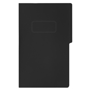 [FTC-FOL-3037] Carpeta pressboard con broche Fortec oficio color negro, paquete c/10 pzas 