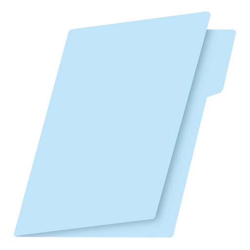 [FTC-FOL-FCA02] Folder Manila Fortec Carta Color Azul Ceja 1/2 Caja Con 100 Pzas 
