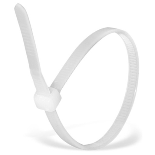 [SAN-SIN-5780] Cinchos Sujeta Cables Con Tensión Santul De 18 Lb De 100 X 2.5Mm Color Natural