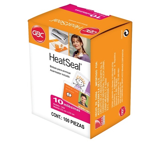 [GBC-MIC-M130131] Mica Térmica 1204 Gbc Tamaño 6.5X9.5 Cm, Credencial 10 Milésimas