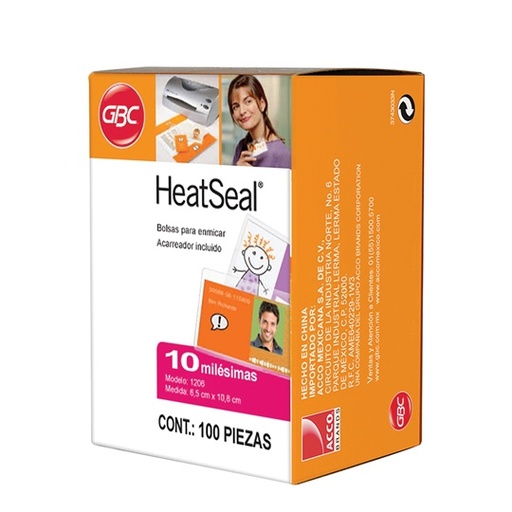 [GBC-MIC-M130156] Mica Térmica 1206 Gbc Tamaño 6.5X10.8Cm