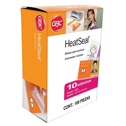 [GBC-MIC-M130226] Mica Térmica 1209 Gbc Tamaño 11.5X8Cm, 100 Piezas, 10 Milésimas