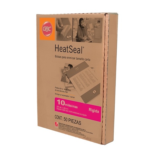 [GBC-MIC-M130251] Mica Térmica Gbc Tamaño Carta , 50 Piezas, 10 Milésimas