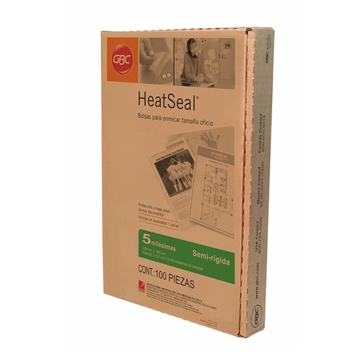 [GBC-MIC-M130252] Mica Térmica Gbc Tamaño Oficio, 100 Piezas, 5 Milésimas