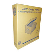 [GEO-CJA-923] Caja De Archivo Geo Kraft Oficio Empaque con 5 piezas