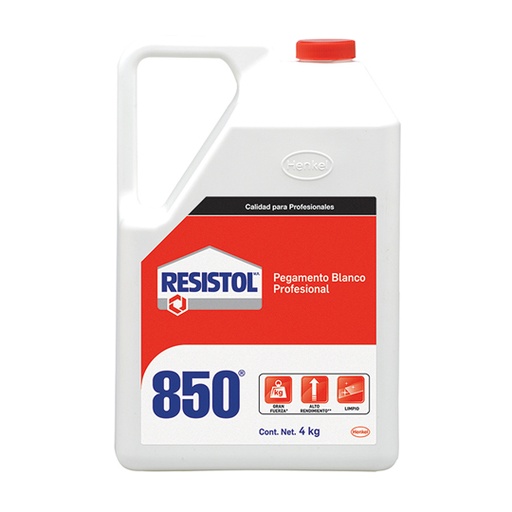 [HEN-PEG-1857124] Pegamento Blanco Profesional Resistol 850 De 4Kg