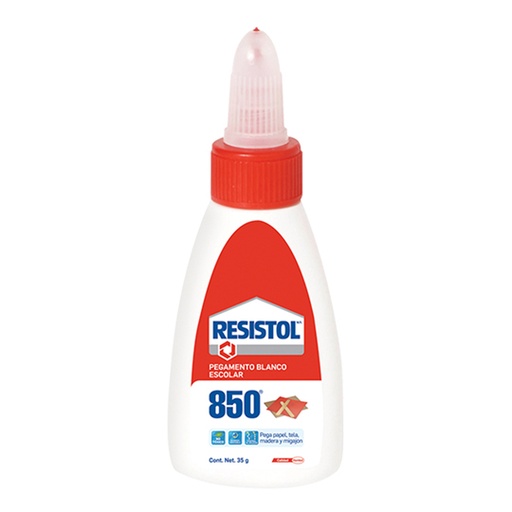 [HEN-PEG-2105654] Pegamento Blanco Escolar Resistol 850 De 35Gr