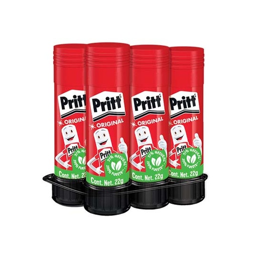 [HEN-PEG-2930114] Lápiz Adhesivo Pritt En Barra De 22 Grs, Charola Con 6 Piezas