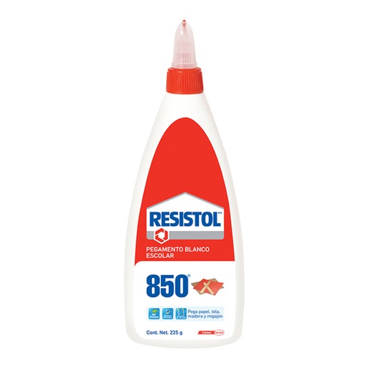 [HEN-PEG-938399] Pegamento Blanco Escolar Resistol 850 De 225Gr