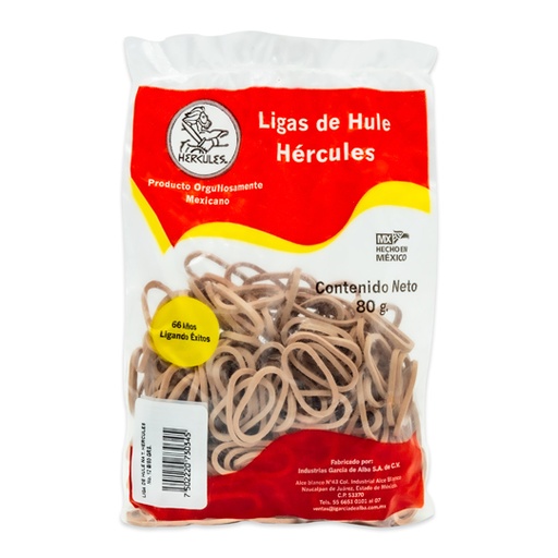 [HER-LIG-12] Ligas Hercules De Hule Natural No. 12. B