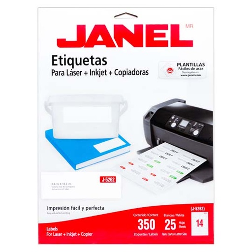 [JAN-ETI-5262-25] Etiqueta Laser Mod J-5262 Blanca Janel 3