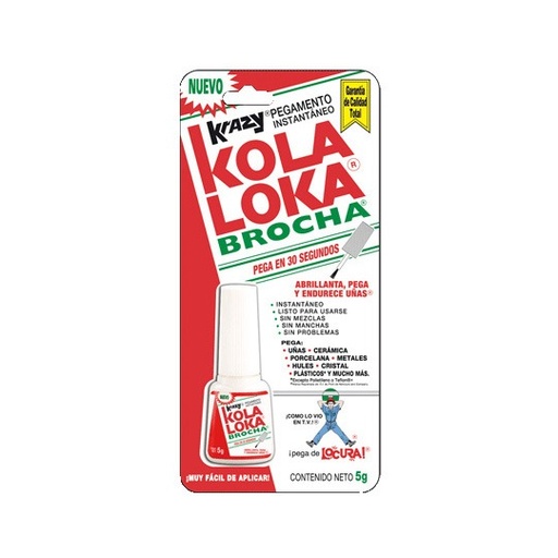 [KOL-PEG-BROCHA] Pegamento Instantáneo Kola Loka Brocha 5Gr