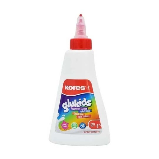 [KOR-PEG-GK125GM] Pegamento Liquido Blanco Kores, 125 Grs,