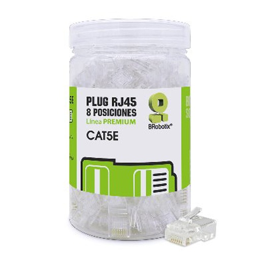 [BR-CO-263786] Plug Brobotix Rj45 Cat 5E Utp Bote 100 Piezas