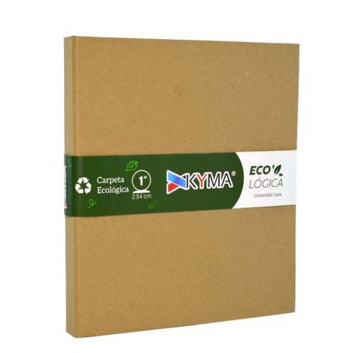 [KYM-CAR-KRF100] Carpeta kyma rigida carta de 1 pulgada herraje en "O", tamaño carta