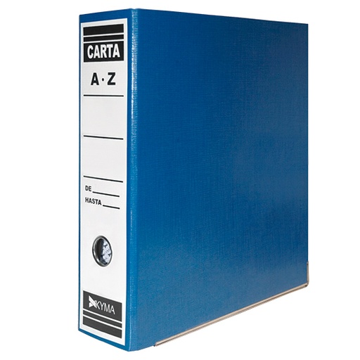 [KYM-REG-ARCOAZ] Registrador Arcoiris Kyma Tamaño Carta Azul