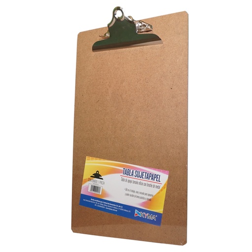 [KYM-TAB-MACMOFI] Tabla Kyma Tamaño Oficio Con Broche Mari