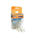 [MAE-PIN-99100BT] Caja De Pines Mae Transparentes Con 100 piezas