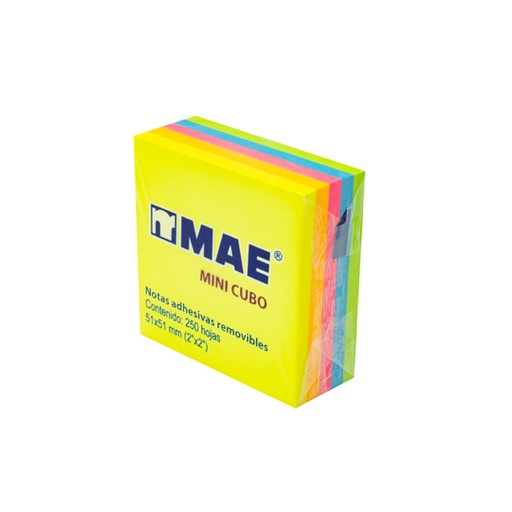 [MAE-PST-21203] Notas Adhesivas Mae Neón 2X2 Pul Block C