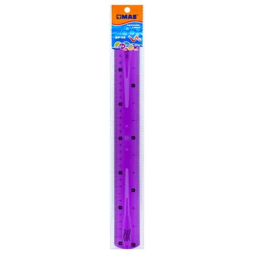 [MAE-REG-RF30] Regla Flexible Mae De 30Cm 1 Pieza