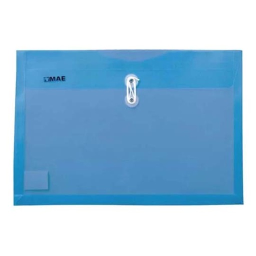 [MAE-SOB-SHFHAZ] Sobre Horizontal De Polipropilen Mae Color Azul, Oficio