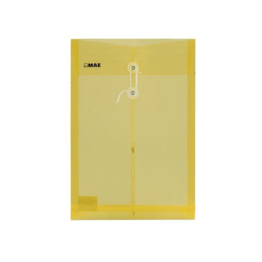 [MAE-SOB-SHFVAMA] Sobre Vertical De Polipropileno Mae Color Amarillo, Oficio