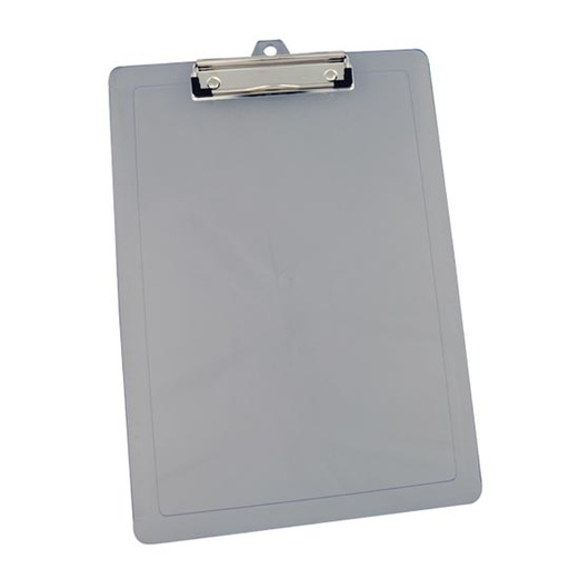 [MAE-TAB-M1341] Tabla Plástica Carta/Oficio Color Humo C
