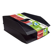 [MPD-CHA-755210] Charola Essentials Green Negra Maped Juego con dos charolas