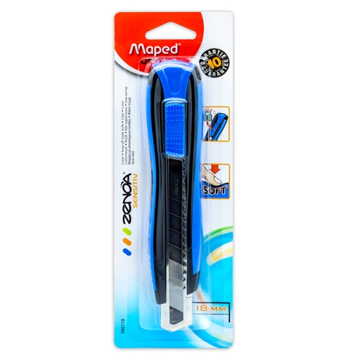 [MPD-CUT-86110] Cutter Zenoa Maped De 18 Mm  Zenoa Sensi
