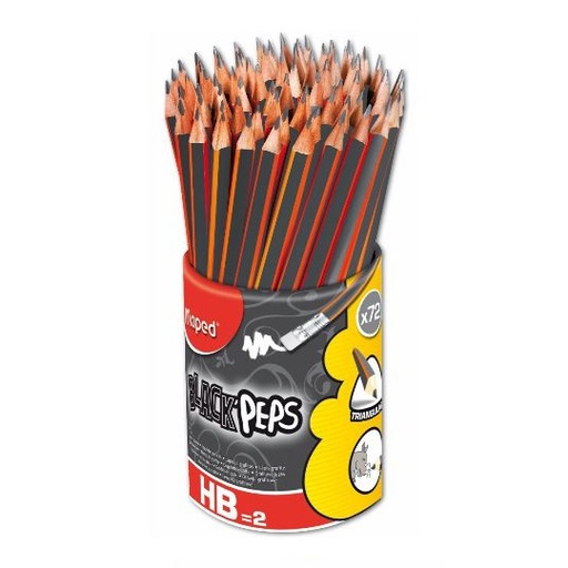 [MPD-LAP-851759Z] Lápiz De Grafito Black Peps Maped Con 72