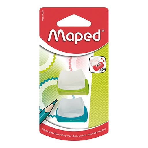[MPD-SAC-063110Z] Sacapuntas Vivo Maped 1 Orificio 2 Pieza