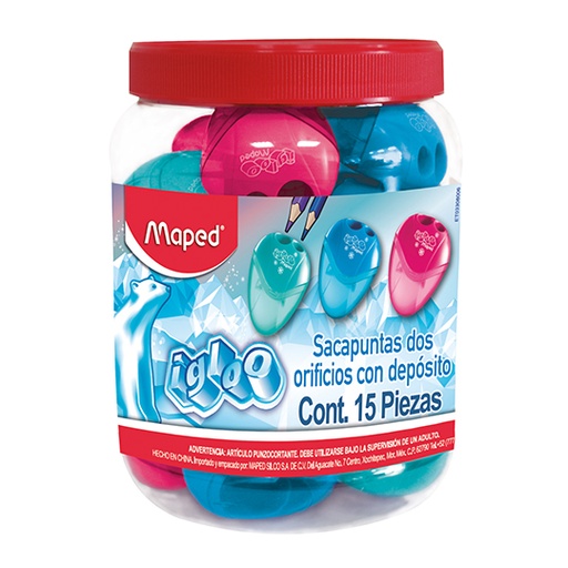 [MPD-SAC-C033080] Sacapuntas I-Gloo Maped 2 Orificios 1